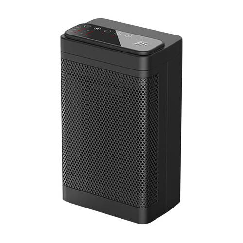 Space Heater 2-in-1 Desktop Mini Silent Black