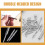 Double Headed Nail Set Double Seamless Nails Fixing Tools Silver 6