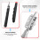 Telescoping Inspection Mirror Stainless Steel 5 Pcs 7