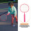 1Ensemble Ensemble Badminton Pour Enfants Rackets Rosé Portable 7