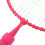 1Ensemble Ensemble Badminton Pour Enfants Rackets Rosé Portable 8