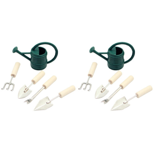 Miniature Garden Tools Set for Dollhouse - 2 Sets 2