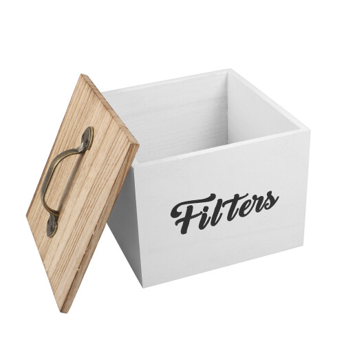 3Pièces Boîtes De Rangement En Bois Couvercles Pour Cuisine 2