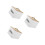 3Pièces Boîtes De Rangement En Bois Couvercles Pour Cuisine 4