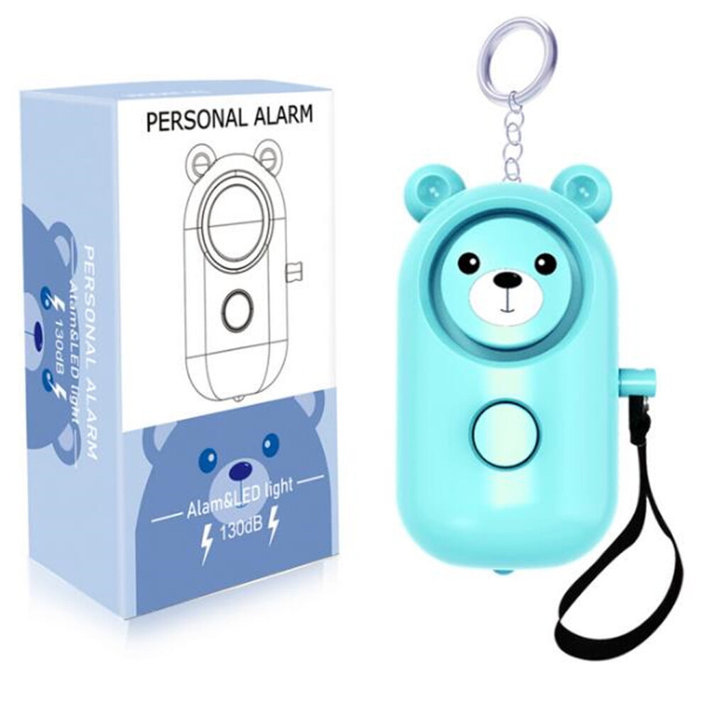 130Db Personal Alarm Keychain With Led Light Â Compact Safety Device For Women, Men, Seniors; Compatible With Everyday Carry 9193271237716