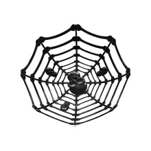 Halloween Spider Web Candy Bowls – Plastic Cobweb Serving Bowls for Party Decor, Trick-or-Treating & Table Centerpieces