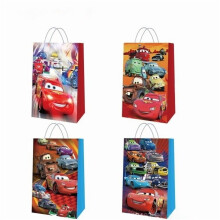 24 Pcs Cars Cartoon Party Gift Bags, Birthday party bags, Cartoon candy bags, Party Supplies(8.26"5.9"3.15")