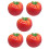 5Pcs Realistic Artificial Tomato Models Fake Tomato Figurines Display Props 1