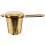 1 stk. rustfri teinfuser i gyldent rustfrit stål med håndtagsdesign 1