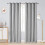 Double-Layer Sheer and Blackout Curtains with Lace Star 1
