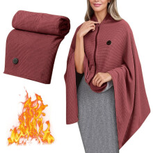 Heated Shawl Wraps for Women, Portable USB Heated Blanket, Wearable Electric Heating with 8 Zones and 3 Levels for Outdoor and Home