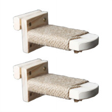 Cat Climbing Steps Scratching Tree - Scratching Steps Sisal Cage Shelf Ladder Pets Perch Furniture Inside The cage with Install Screws