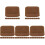 40Pcs Coffee Plush Watch and Bracelet Display Pillows for Display Use 4