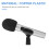 5Set Copper Plastic Microphone Clip Adjustable Angle Universal Fit for Recording Live Performance 5