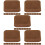 40Pcs Coffee Plush Watch and Bracelet Display Pillows for Display Use 10