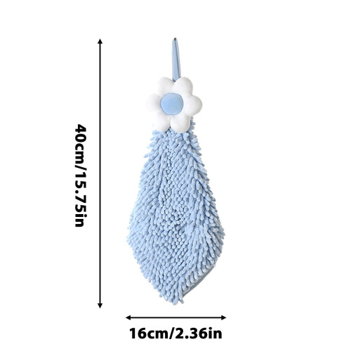 Πετσέτα χεριών σενίλ Eggss Flower Flower για παιδιά και ενήλικες 1