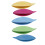 Shuttle Weaving Tool Set Plastic Mixed Color 5-Piece 7