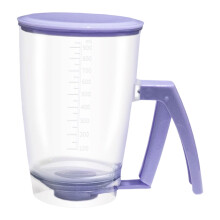 Pancake Batter Dispenser with Squeeze Handle & Measuring Marks – for Pancakes, Waffles, Muffins, Crepes, Cupcakes – Kitchen Baking Tool