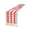 Bieżnik na stół Boho Macrame Poliester Czerwony Khaki 30x140cm 2