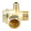 3-Way Check Valve Unidirectional Air Compressor Fitting 4