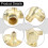 3-Way Check Valve Unidirectional Air Compressor Fitting 5