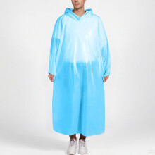 Rain Poncho for Adults Outdoor Disposable Raincoat with Wide Hood Pairs With Rain Boots Lightweight Loose Fit Rainwear Foldable to Card Size(5PCS)