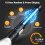 Επαναφορτιζόμενος φακός LED 90000LM, μπαταρία 10000mAh, φως COB, 7 λειτουργίες, IPX7 αδιάβροχο 3