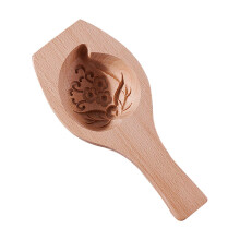Boutique Biscuit Moulds Big Clearance DIY Steamed Bun Wooden Moon Cake Flower Shape Cookie Mid Autumn Festival Wooden Baking Kitchen Baking tool