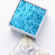 White Crinkle Cut Paper Shred Filler (0.44lb/Pack) for Gift Boxes, Baskets & Wrapping – Compatible with All Standard Sizes