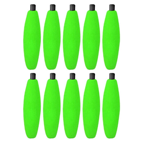 10 τεμάχια Peg Floats Γατόψαρο Bobbers Foam Rig Float Crappie Trout 1