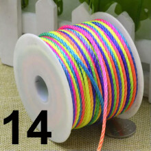 Nylon String Chinese Satin Silk Braided Cord 3mm 25m