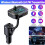 FM transmitter car adapter Bluetooth 5.0 dual USB 1