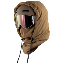 3-in-1 Thermal Fleece Hoodie Mask: 2026 Upgrade Waterproof Fleece-Lined Hood with Drawstring for Unisex