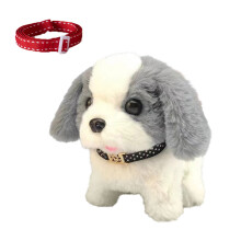 Robotic Pet Toy, Interactive Robot Dog, Realistic Walking Barking Tail Wagging Puppy Companion for Kids Adults
