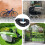 4-Digit Retractable Helmet Lock Cable for Motorcycle and 6