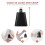 Topbathy1Set Μικρό Κουδούνι Αγελάδας με Ραβδί Χειρός για Παιδιά σε Μουσική Παράσταση 3