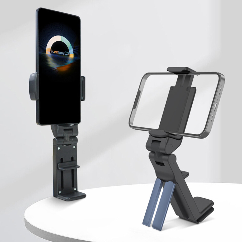 Universal Airplane Travel Phone Holder 360 Rotation With Spring Grip For Desk Tray Ideal For Hands Free Use On Flights Or At Home Offices 9130661121941