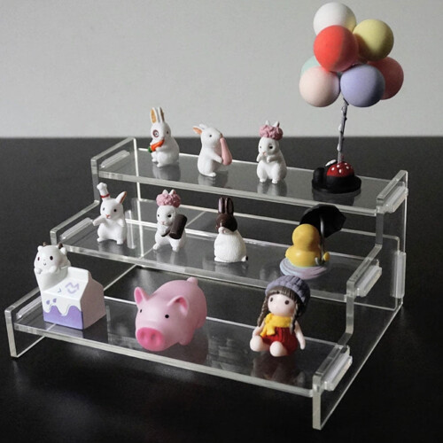 Ακρυλικό Riser Clear Display Stand Action Figure Rack Display Rack Display Rack Aroma Stand 2