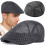 Cotton-Linen Beret for Men Breathable Windproof Flat Cap 2
