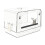 Bird bath tub with bottom drawer for parrots 1