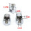 Car Dent Repair Puller Head Adapter Screw Tip Aluminum 8