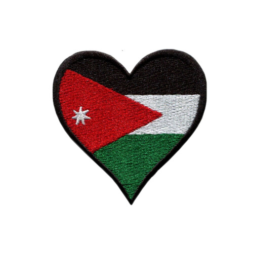 Jordan National Flag Patch Embroidered Tactical 1 PCS