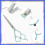 1 Pc Flat Shears Hair Cutting Scissors for Hair Styling Blue Silver Tone 3