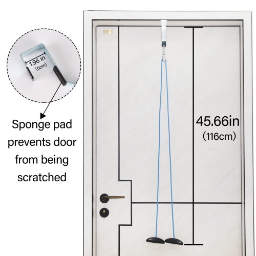 Shoulder Pulley Physical Therapy System Over-the-Door 1