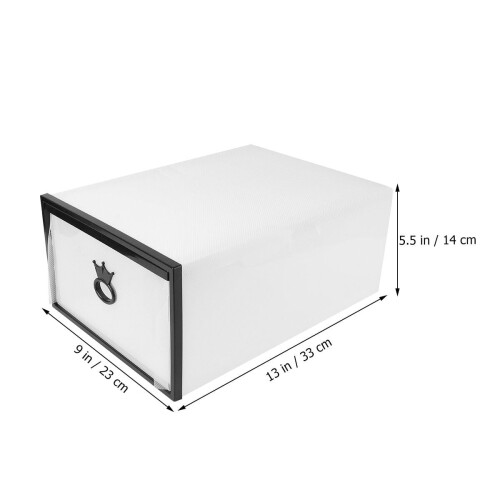 Πλαστικό κουτί αποθήκευσης παπουτσιών HEMOTON Container για βολικό οργανωτή 1