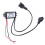 Jævnspændingsomformere Adapter 12V-24V til 5V3A Effektjusterer Spændingsregulator Step-down Modul med Dobbelt USB 5