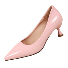 Pink Womens Pointed Toe Pumps Heels Dress Shoes Classic Court Shoes For Women Casual Office Party Wear 1Pc Size 42 Eu