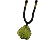 Natural Moldavite Impact Glass Czech Meteorite Energy Chakra Pendants StoneU.K-F H7B3