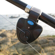 Sensitive Fishing Bite Alarm with LED Lights, Clip-On for Day/Night Carp Fishing – 1PC