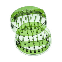 Chicken Shredder Tool Twist – Clear Meat Shredder for Chicken Breast, Dog & Cat Food Prep